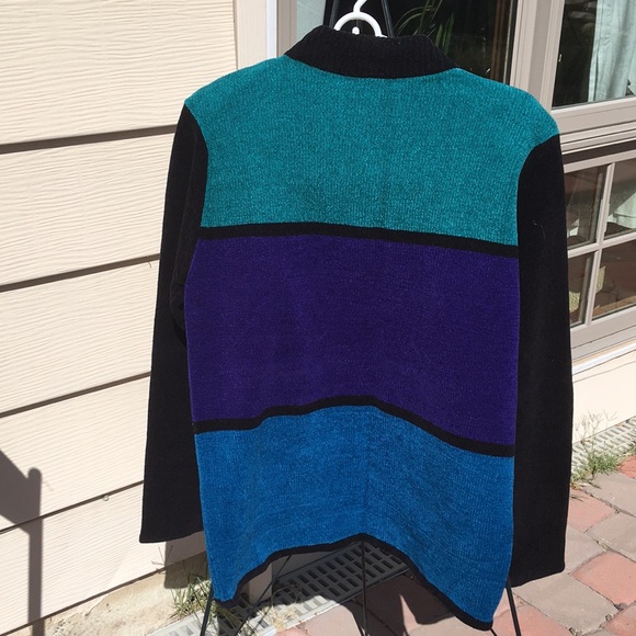Velour Multi Color Sweater - Picture 3 of 3